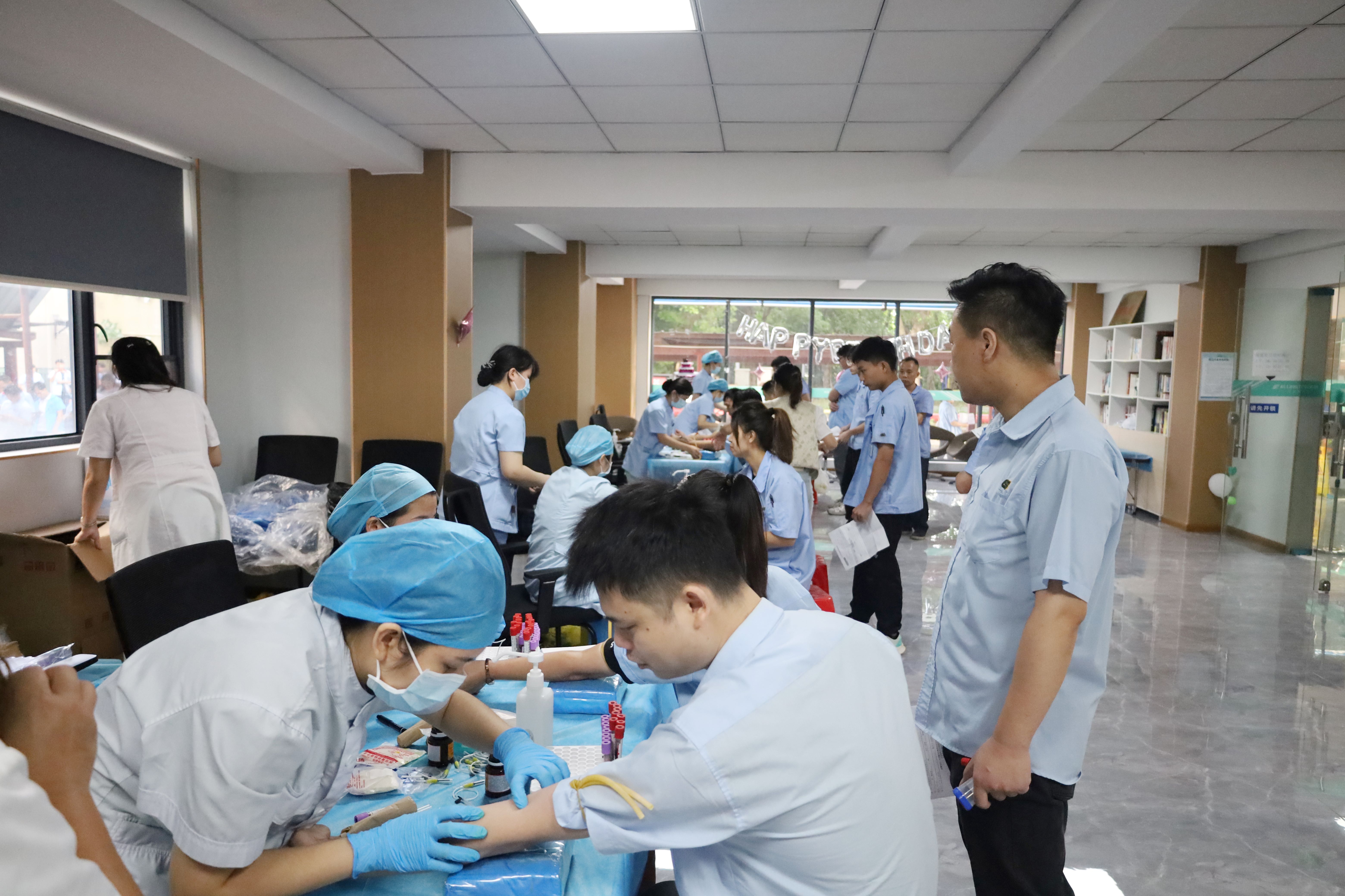 關(guān)愛員工，守護健康——依頓電子開展2024年度員工健康體檢活動